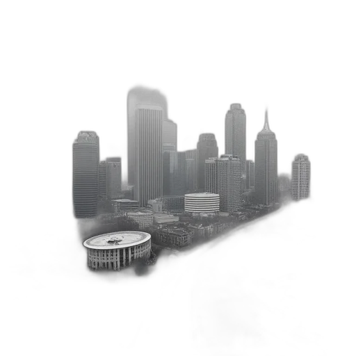 building, furniture, 3d render, concept art transparent PNG cut-out