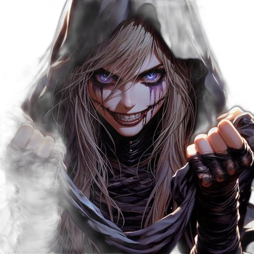 face, mask, comic book art, concept art transparent PNG cut-out
