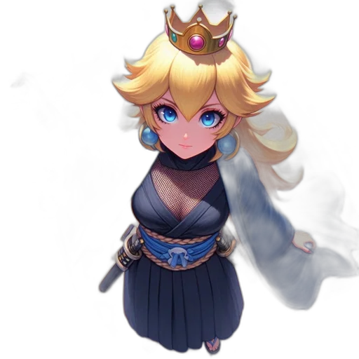 crown, dress, staff, sword transparent PNG cut-out
