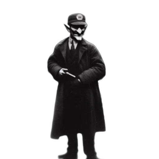 mask, staff, jacket, hat transparent PNG cut-out