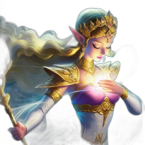 crown, jewelry, staff, mask transparent PNG cut-out