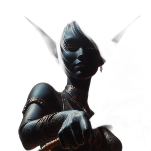 staff, mask, sword, robot transparent PNG cut-out