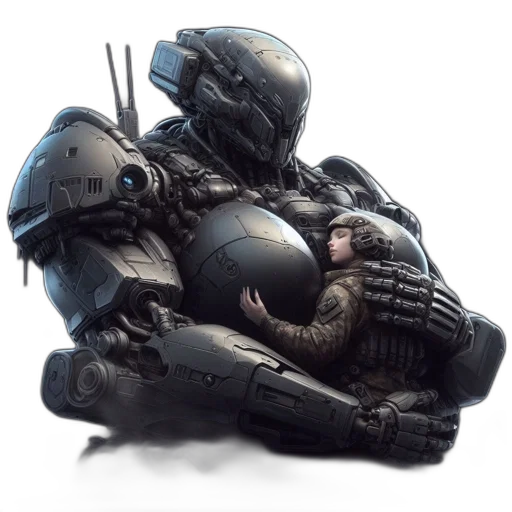 robot, weapon, creature, animal transparent PNG cut-out