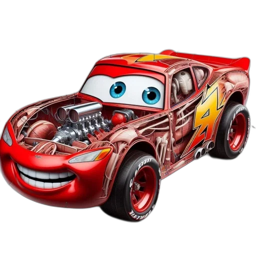 car, robot, weapon, animal transparent PNG cut-out