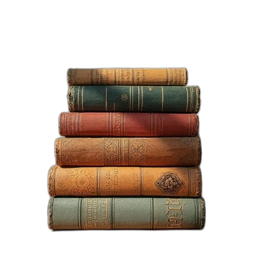 furniture, earth tones, stack, old transparent PNG cut-out