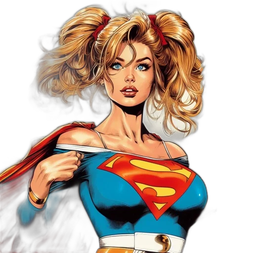 comic book art, concept art, cartoon, photorealistic transparent PNG cut-out