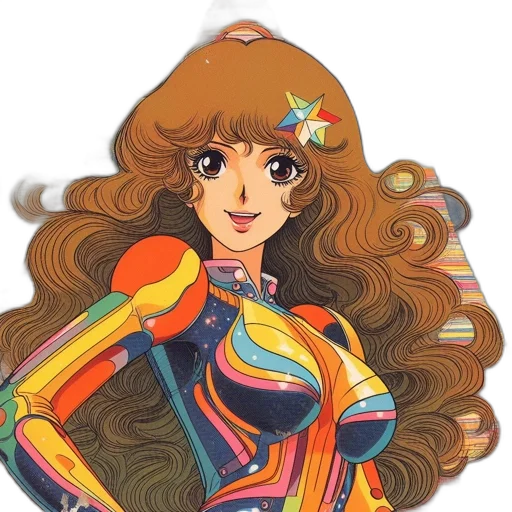 hair, dress, jewelry, cartoon transparent PNG cut-out