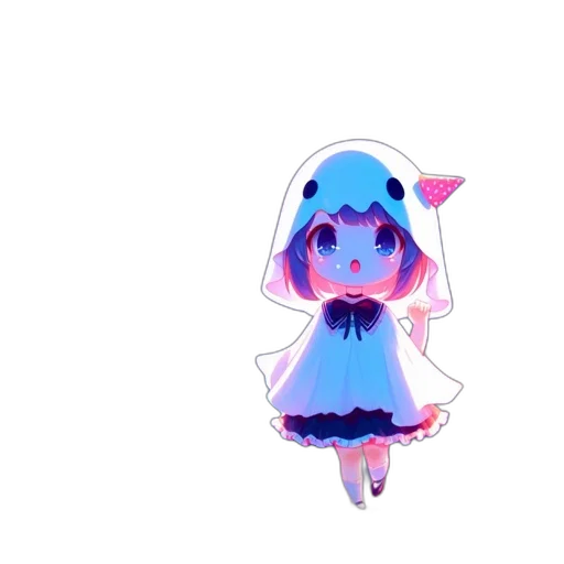 creature, dress, mask, staff transparent PNG cut-out