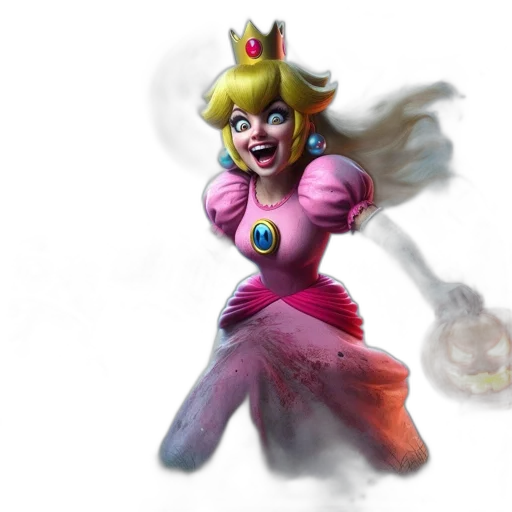 crown, staff, dress, concept art transparent PNG cut-out