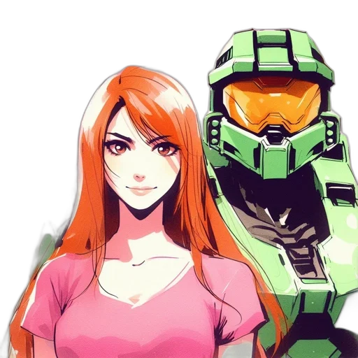 robot, face, weapon, pixel art transparent PNG cut-out