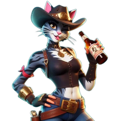 hat, animal, concept art, fantasy art transparent PNG cut-out