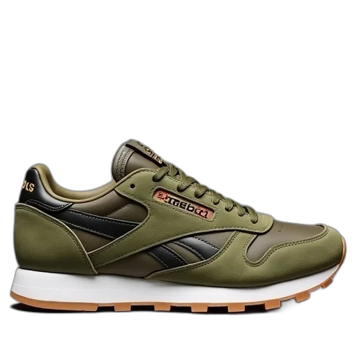 shoes, reebok, mens, classic transparent PNG cut-out