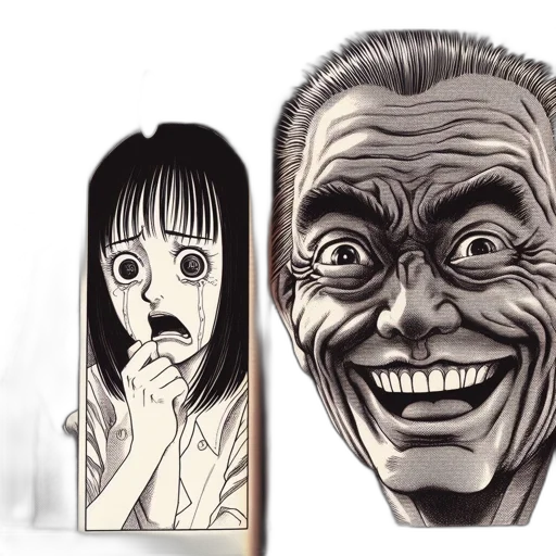 face, mask, creature, anime transparent PNG cut-out