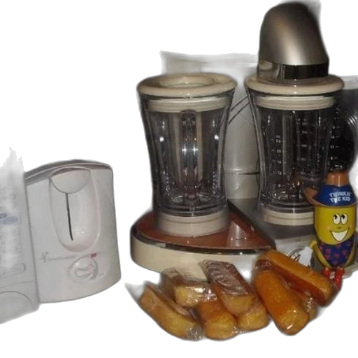 food, toaster, blender, other transparent PNG cut-out
