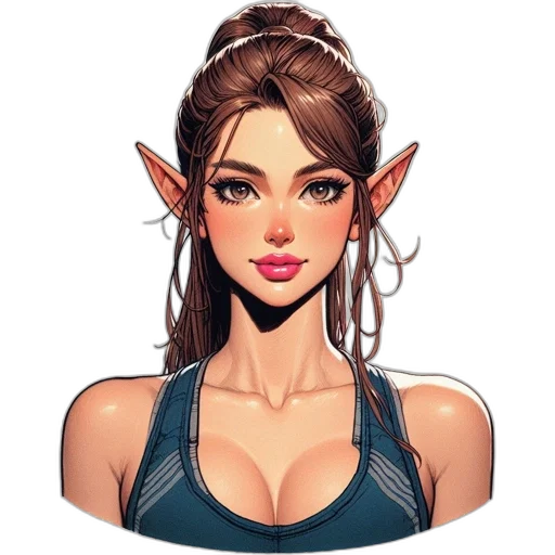 face, staff, dragon, jewelry transparent PNG cut-out