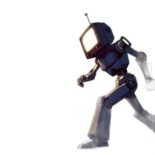 robot, weapon, staff, sword transparent PNG cut-out