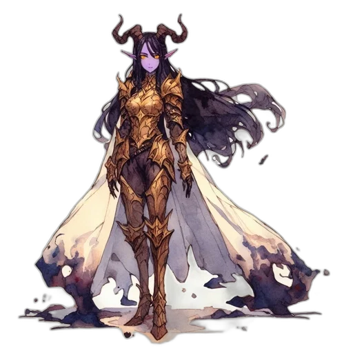 dress, staff, concept art, fantasy art transparent PNG cut-out