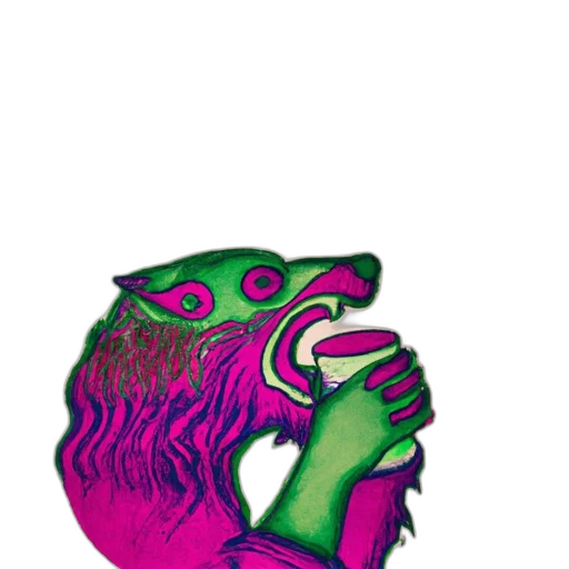 mask, creature, face, hair transparent PNG cut-out