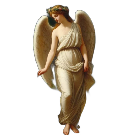 staff, dress, photorealistic, oil painting transparent PNG cut-out