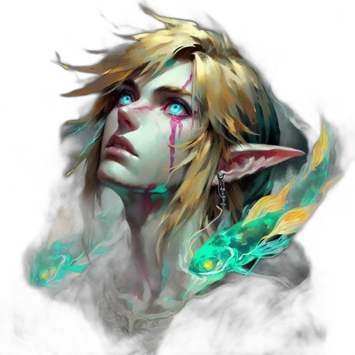 face, mask, dragon, staff transparent PNG cut-out