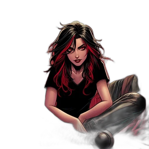 comic book art, concept art, fantasy art, cartoon transparent PNG cut-out
