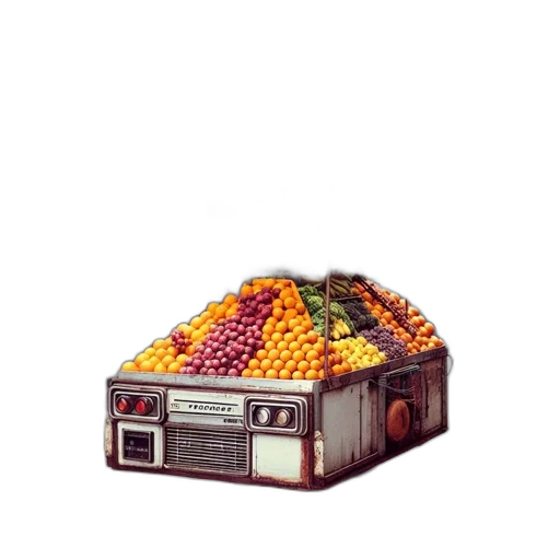 food, robot, crown, car transparent PNG cut-out