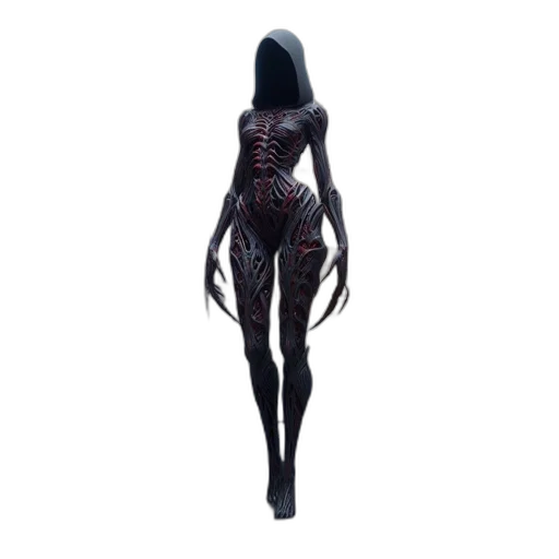 dress, creature, robot, mask transparent PNG cut-out