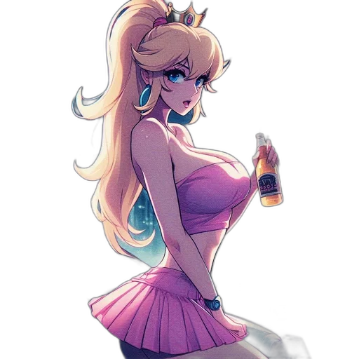 dress, bottle, crown, weapon transparent PNG cut-out