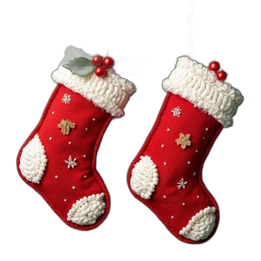 shoes, two, red, white transparent PNG cut-out