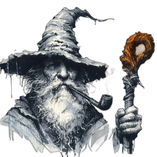 staff, hat, sword, weapon transparent PNG cut-out