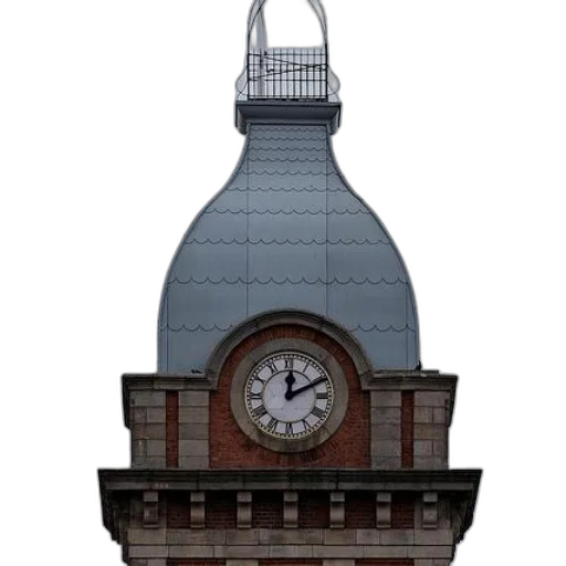 building, crown, 3d render, photorealistic transparent PNG cut-out