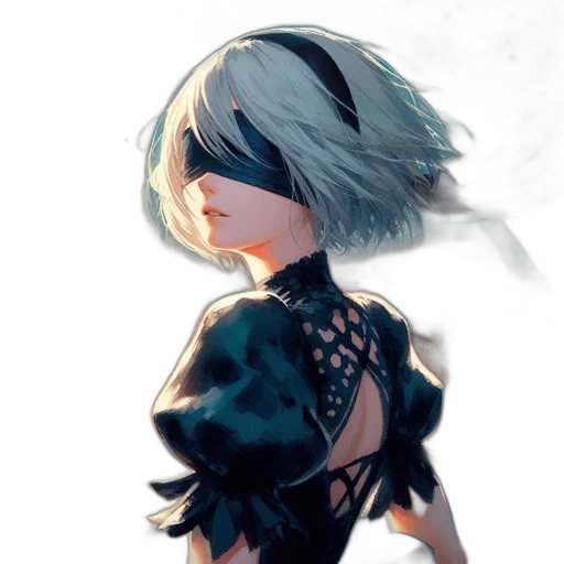 dress, jacket, mask, weapon transparent PNG cut-out