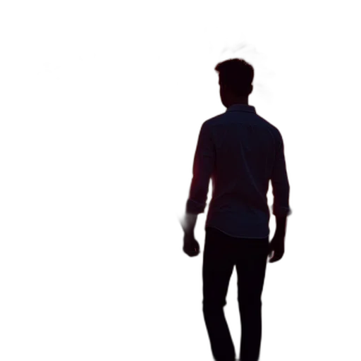 jacket, staff, robot, face transparent PNG cut-out