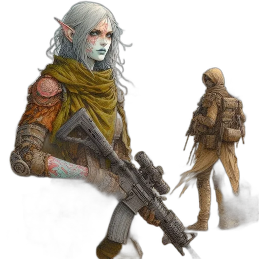 staff, fantasy art, concept art, watercolor transparent PNG cut-out