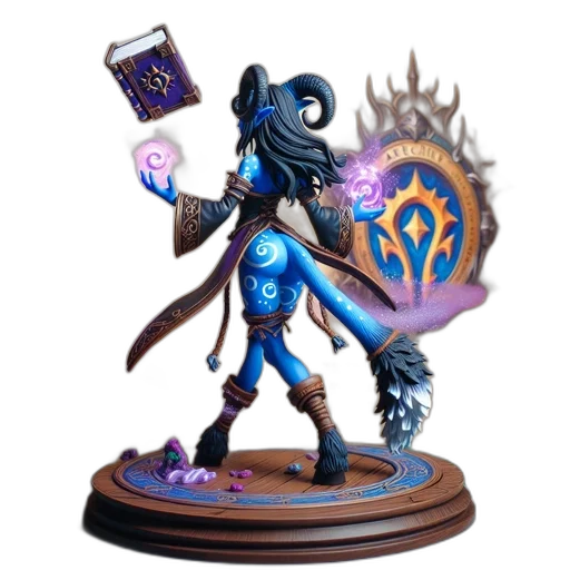 staff, creature, concept art, fantasy art transparent PNG cut-out