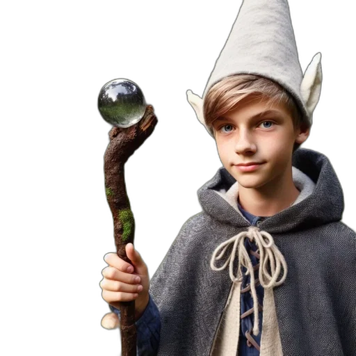 staff, hat, sword, weapon transparent PNG cut-out