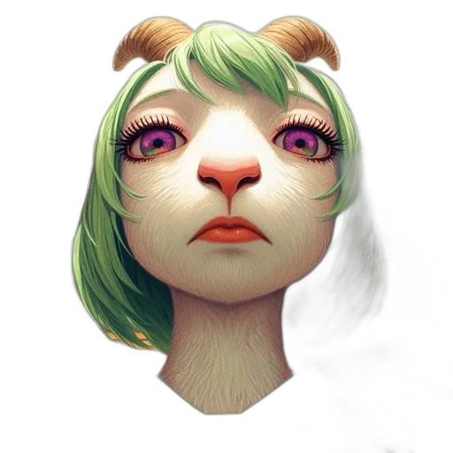 mask, face, creature, animal transparent PNG cut-out