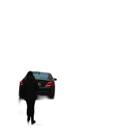 car, robot, umbrella, staff transparent PNG cut-out