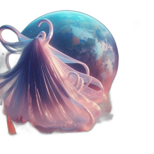 dress, hair, creature, mask transparent PNG cut-out
