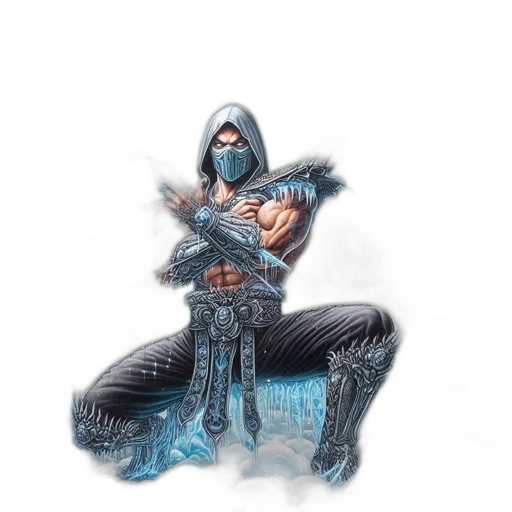 sword, weapon, robot, jacket transparent PNG cut-out
