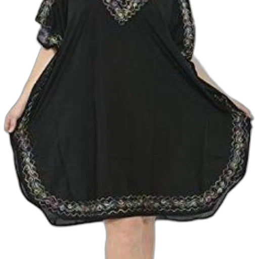 dress, dark, black, colorful transparent PNG cut-out