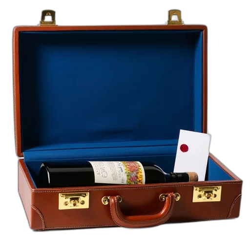 furniture, brown, leather, briefcase transparent PNG cut-out