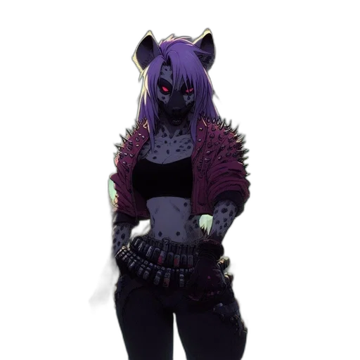 creature, staff, jacket, animal transparent PNG cut-out