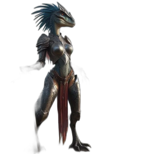 dragon, creature, animal, staff transparent PNG cut-out
