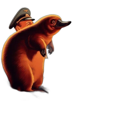 hat, animal, creature, staff transparent PNG cut-out