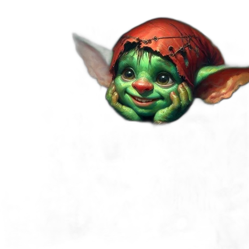 face, creature, mask, staff transparent PNG cut-out