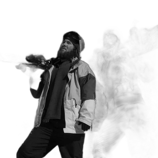 jacket, staff, concept art, photorealistic transparent PNG cut-out