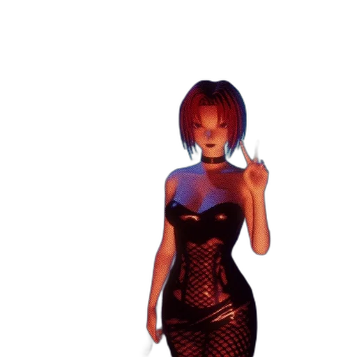 dress, 3d render, pixel art, concept art transparent PNG cut-out