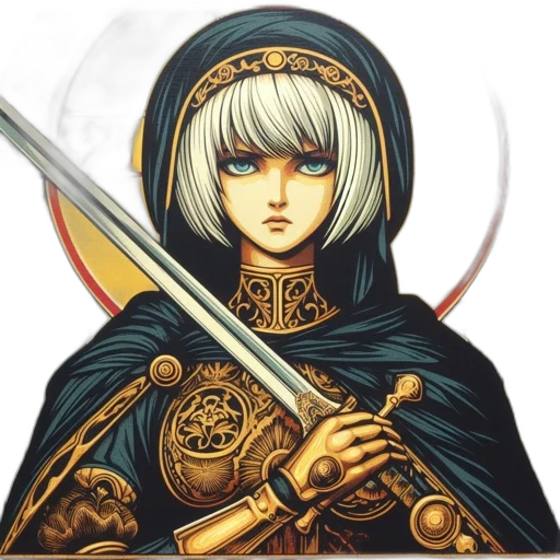 sword, staff, face, weapon transparent PNG cut-out