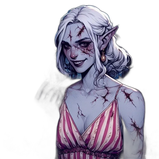 dress, concept art, fantasy art, watercolor transparent PNG cut-out